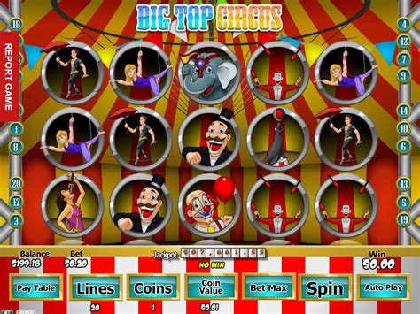 big top circus slot machine